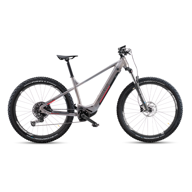 Bicicletă electrică Garelli AUDAX XC2 e-MTB hardtail, motor Oli 85 Nm, 720Wh, greutate 24,9 kg
