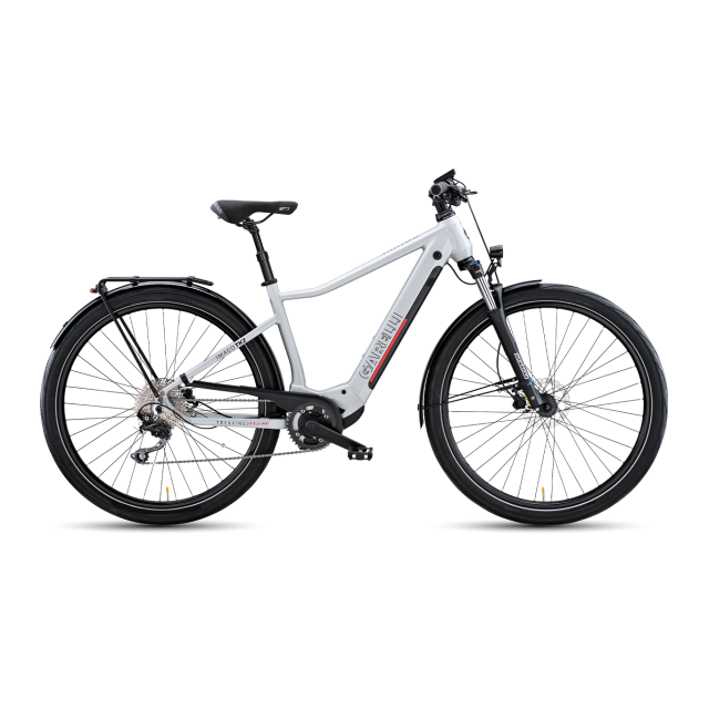 Bicicletă electrică Garelli IMAGO TK2 — trekking/city, motor Oli 85 Nm, 720Wh, greutate 27,6 kg