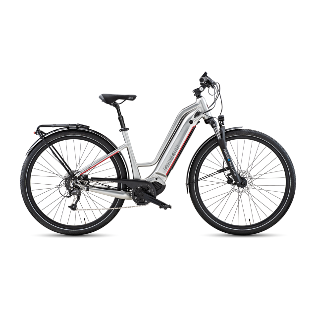 Bicicletă electrică Garelli IMAGO TK4 — trekking/city, motor Oli 85 Nm, 630Wh, greutate 26 kg
