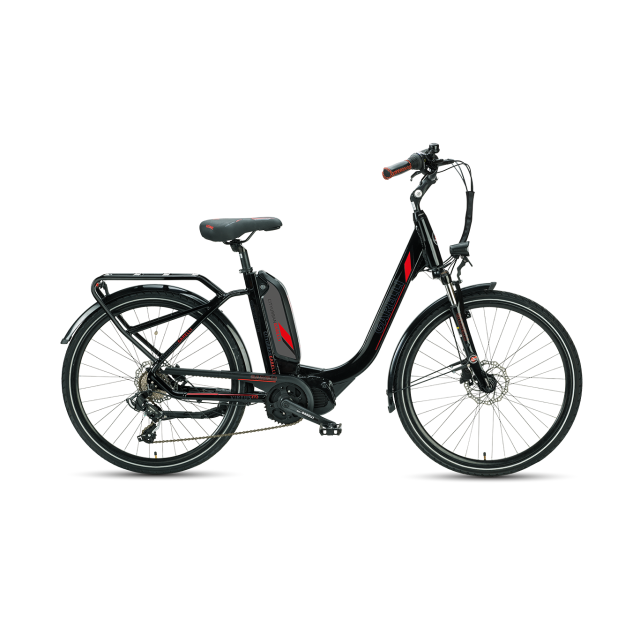 Bicicletă electrică de oraș Garelli VIRTUS CT2 — city bike, motor Oli 85 Nm, 482Wh, greutate 24 kg