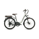Bicicletă electrică de oraș Garelli VIRTUS CT4 Gri Nardo deschis city bike, motor Bafang 250W, 461Wh, greutate 24 k