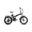 Bicicletă electrică fat pliabilă Armony Asso Negru Rosu, Shimano 6v, autonomie 50 km, motor Bafang 50 Nm, 557Wh, greutate 26 kg