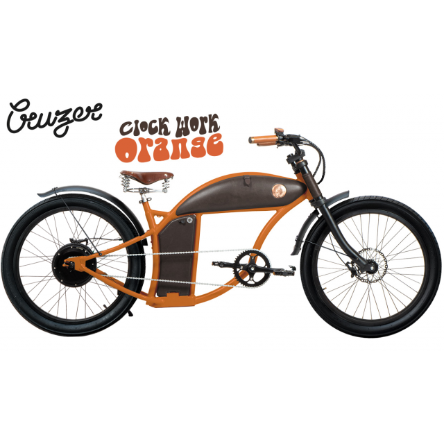 Bicicletă electrică retro Rayvolt Cruzer Shadow Black, autonomie până la 80 km, motor 50 sau 100 Nm, baterie până la 1008Wh