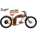 Bicicletă electrică retro Rayvolt Cruzer Shadow Black, autonomie până la 80 km, motor 50 sau 100 Nm, baterie până la 1008Wh