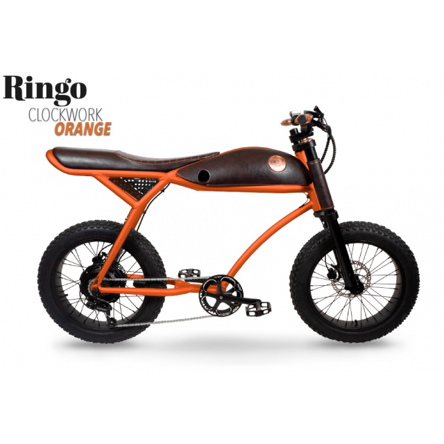 Bicicletă electrică retro Rayvolt Ringo Black, motor 50 Nm, baterie la alegere 360-672Wh, greutate 29 kg