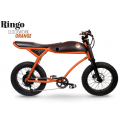 Bicicletă electrică retro Rayvolt Ringo Orange, motor 50 Nm, baterie la alegere 360-672Wh, greutate 29 kg