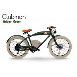 Bicicletă electrică urbană retro Rayvolt Clubman Black Shadow, motor 50 Nm, baterie la alegere 360/540Wh, greutate 27 kg
