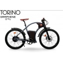 Bicicletă electrică urbană retro Rayvolt Torino White, autonomie până la 80 km, motor 50 sau 100 Nm, baterie până la 1008Wh